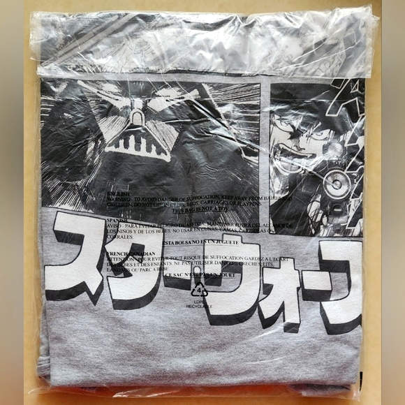 Star Wars Darth Vader Comic Anime Manga Grey M T-shirt, New - Picture 2 of 3